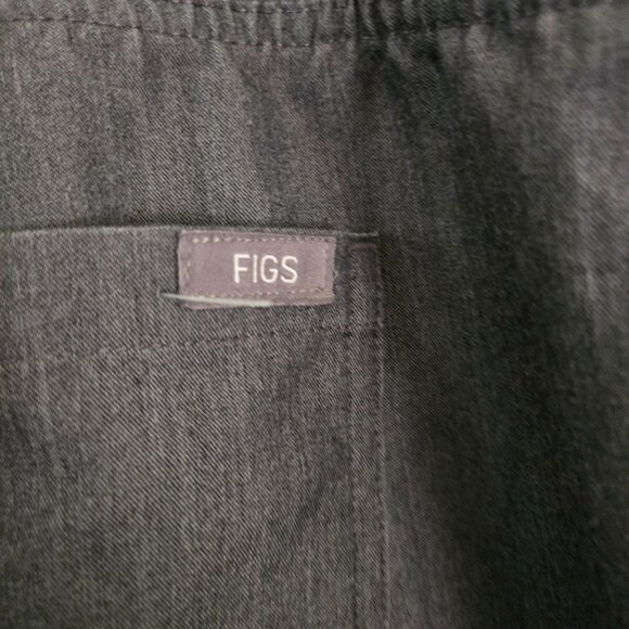Figs High Waisted Livingston Basic Scrubs T21003 Graphite 2 Pocket Size XXL - Picture 9 of 11